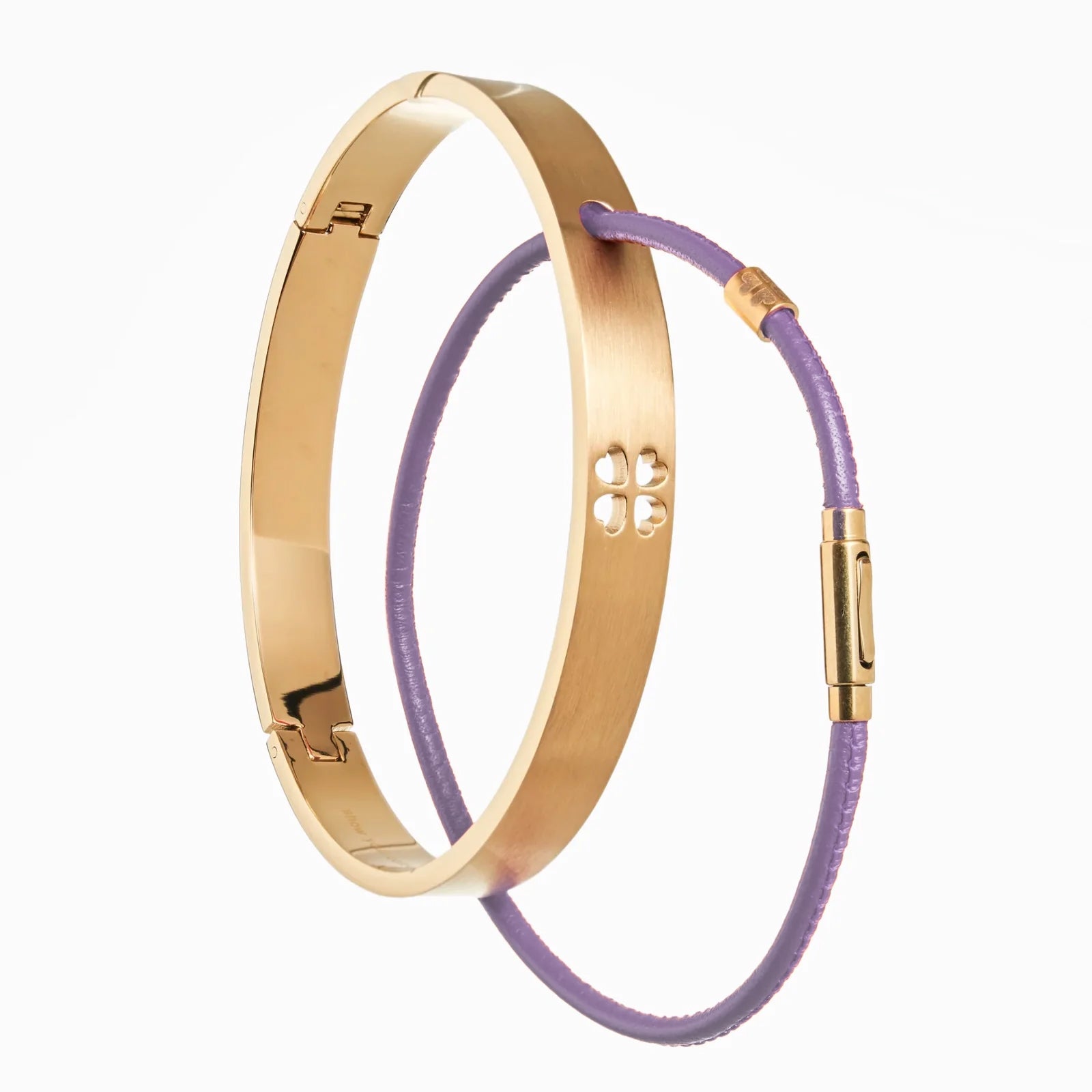 #farbe lederarmband_flieder
