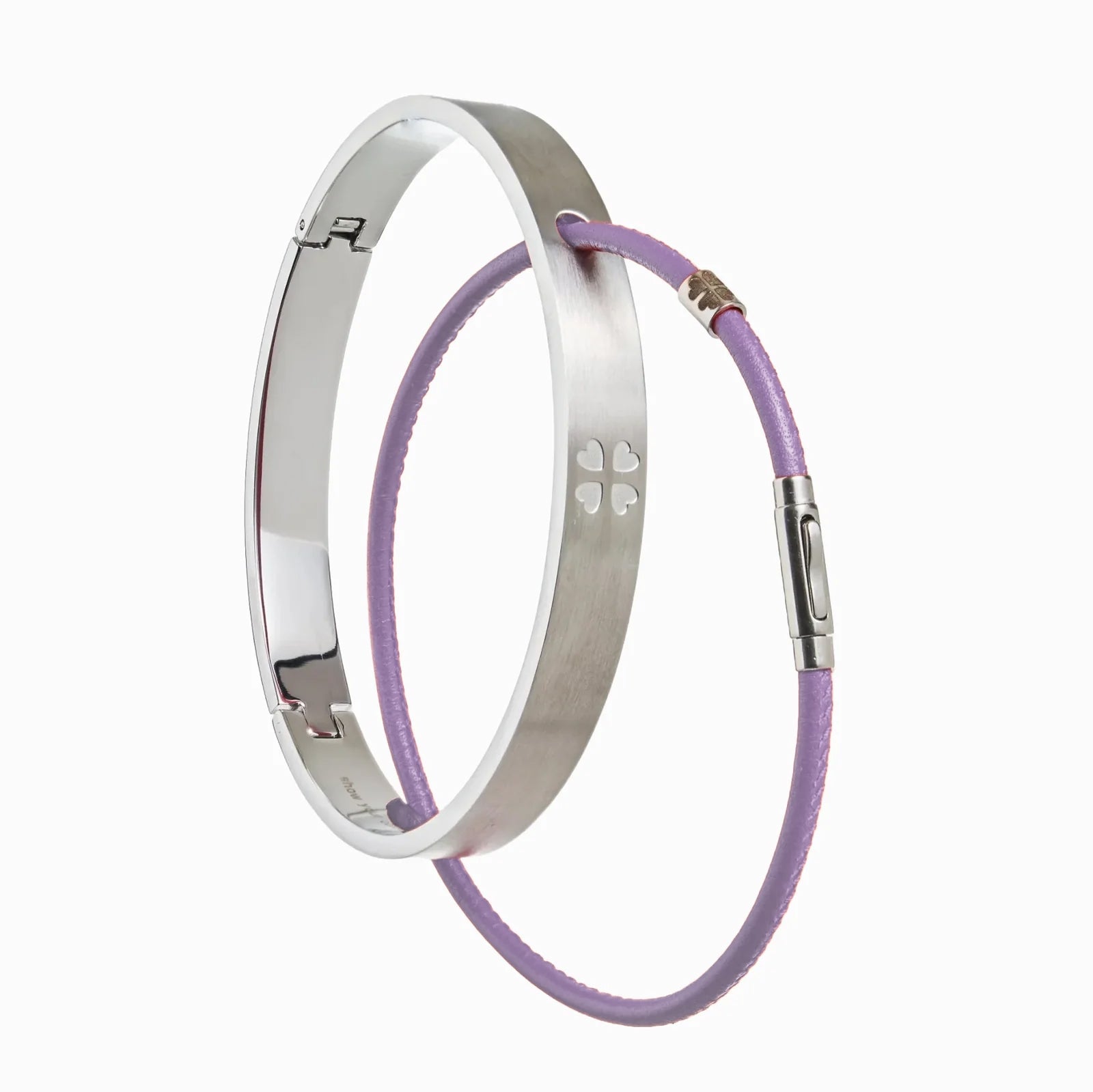 #farbe lederarmband_flieder