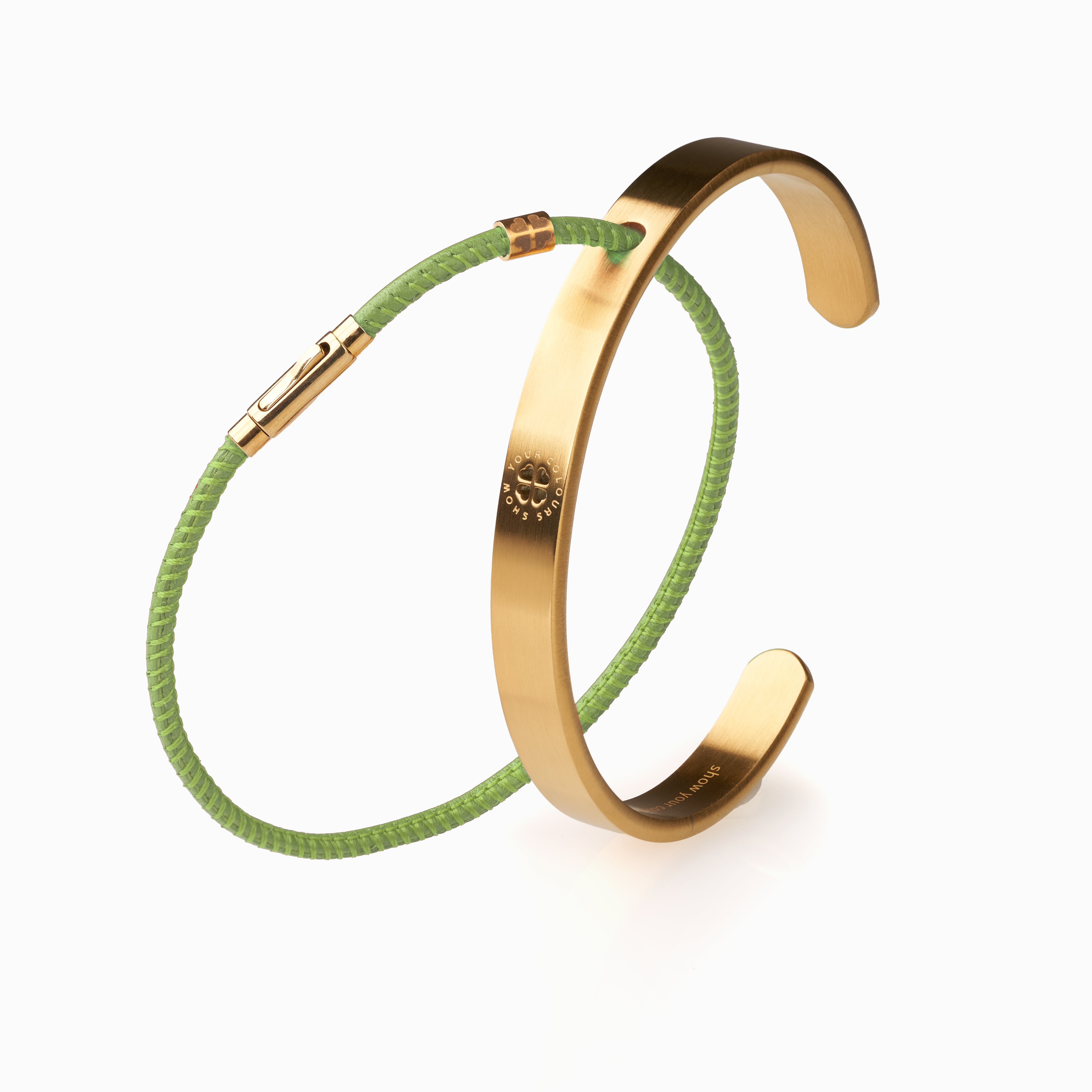 #farbe lederarmband_limettengrün