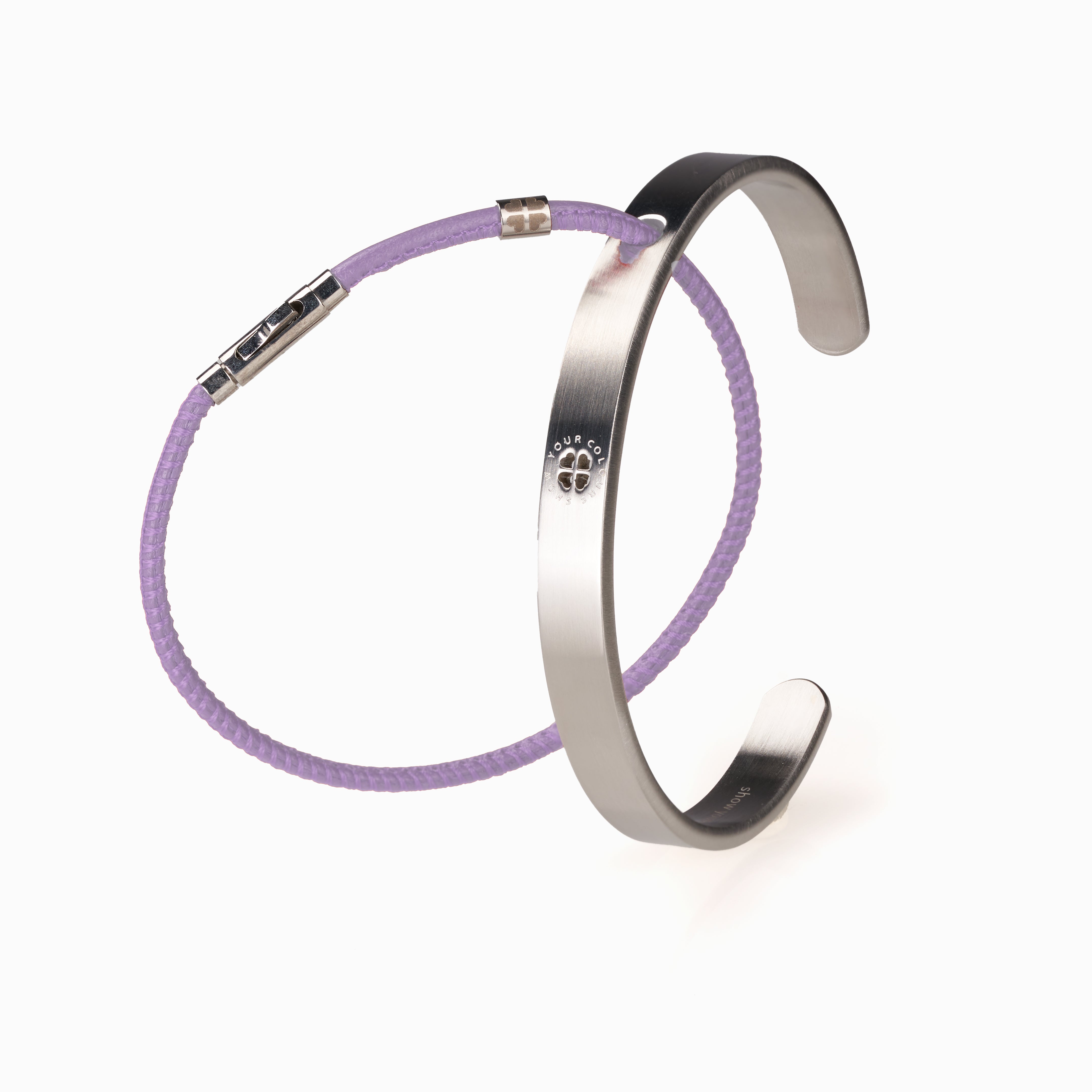 #farbe lederarmband_flieder