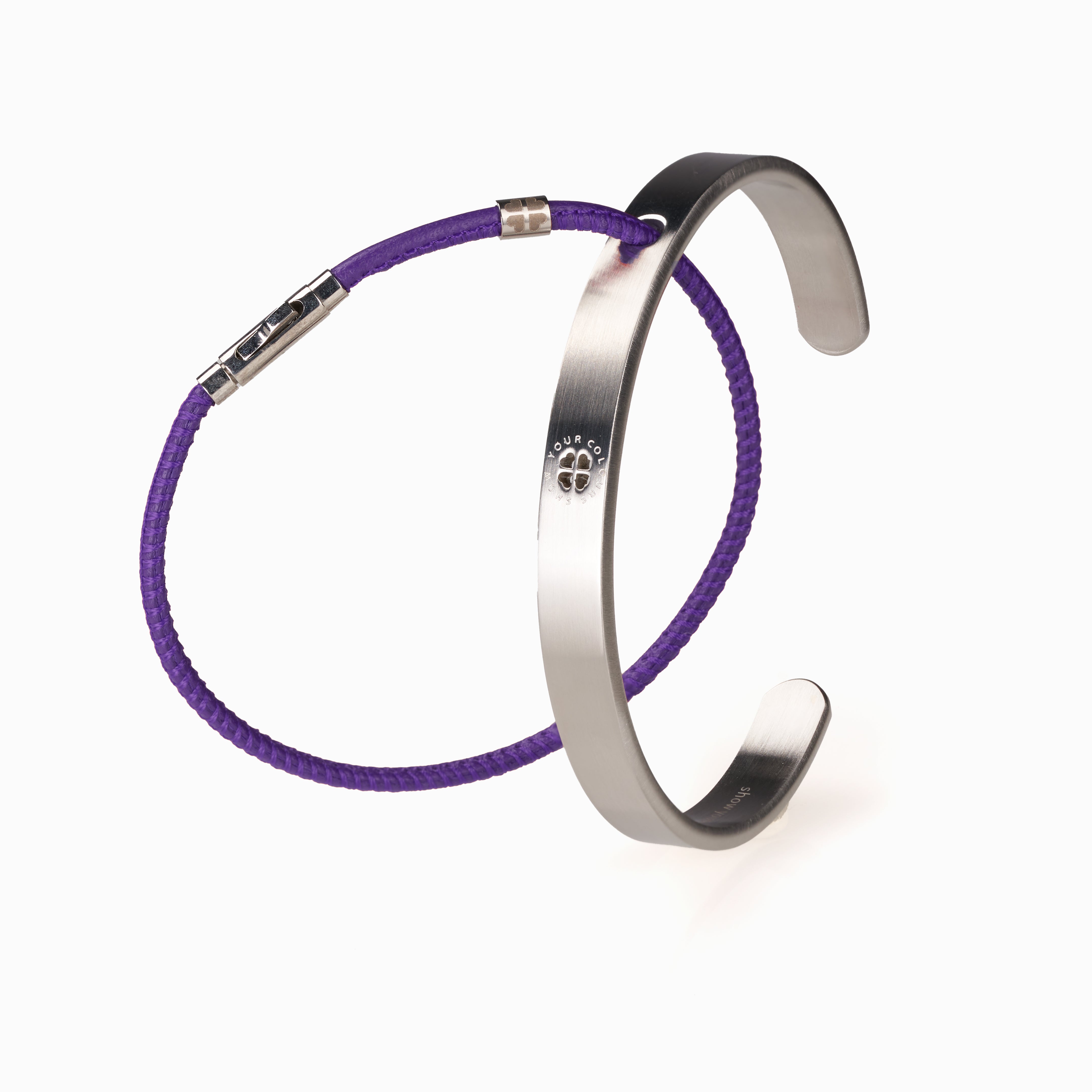 #farbe lederarmband_lila