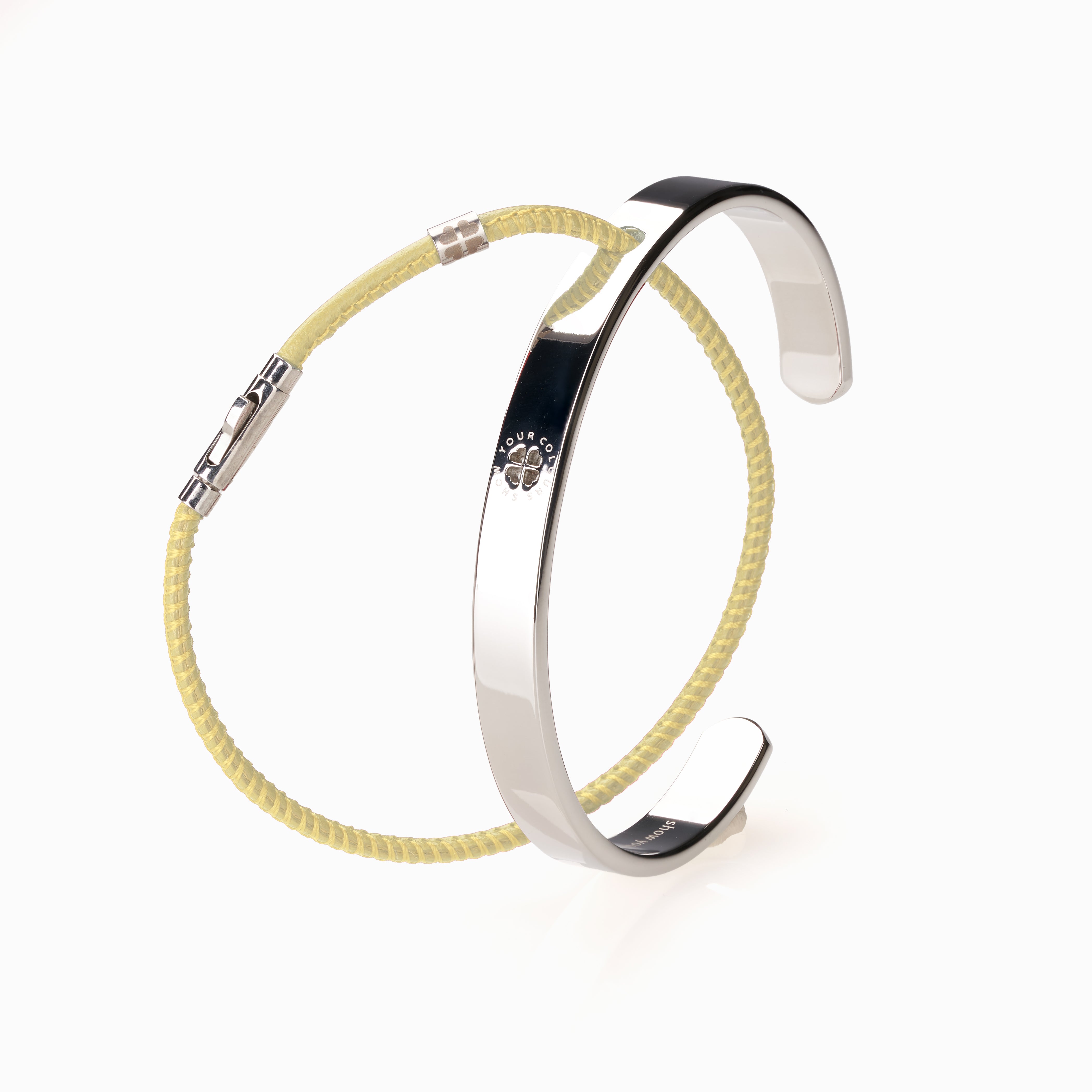 #farbe lederarmband_buttergelb