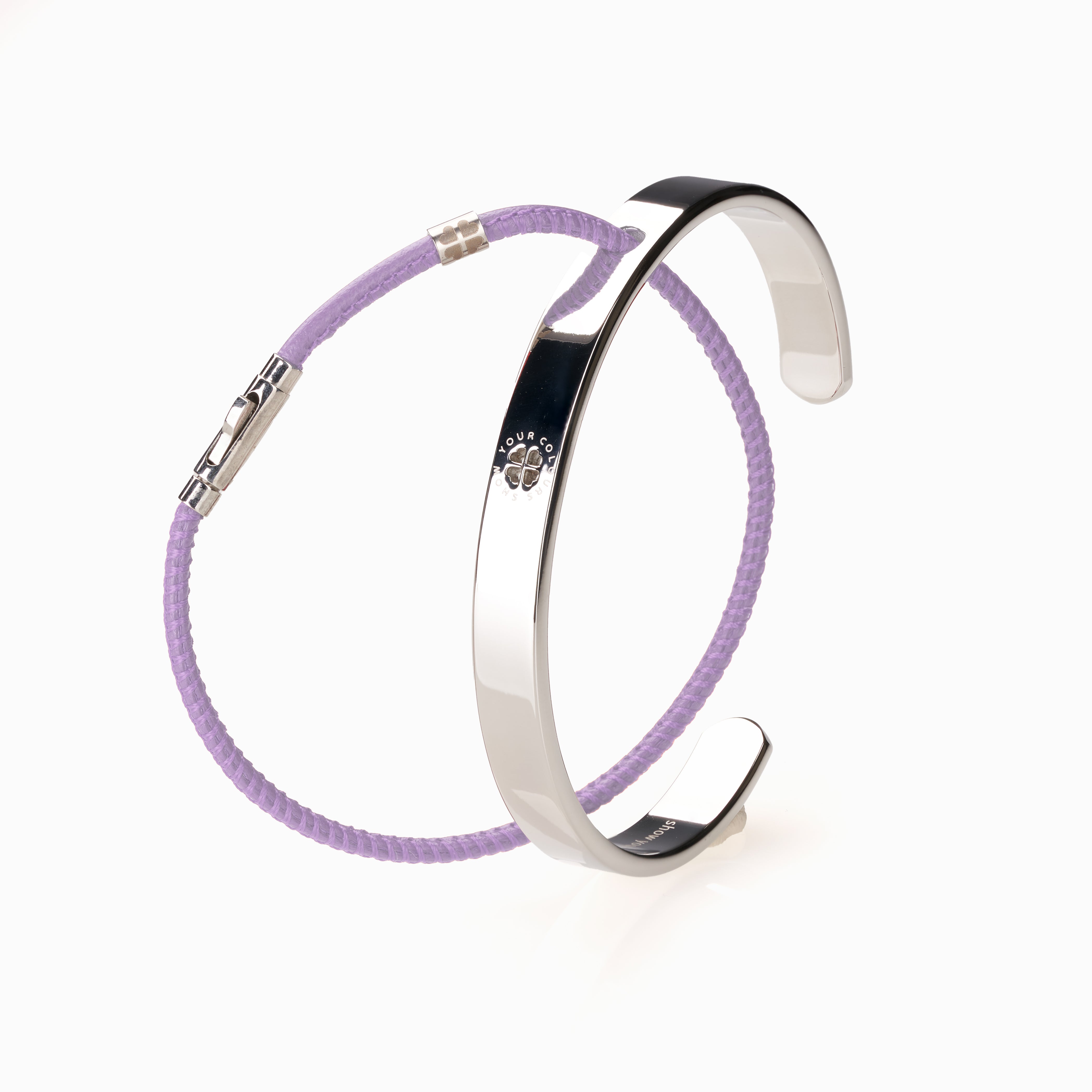 #farbe lederarmband_flieder