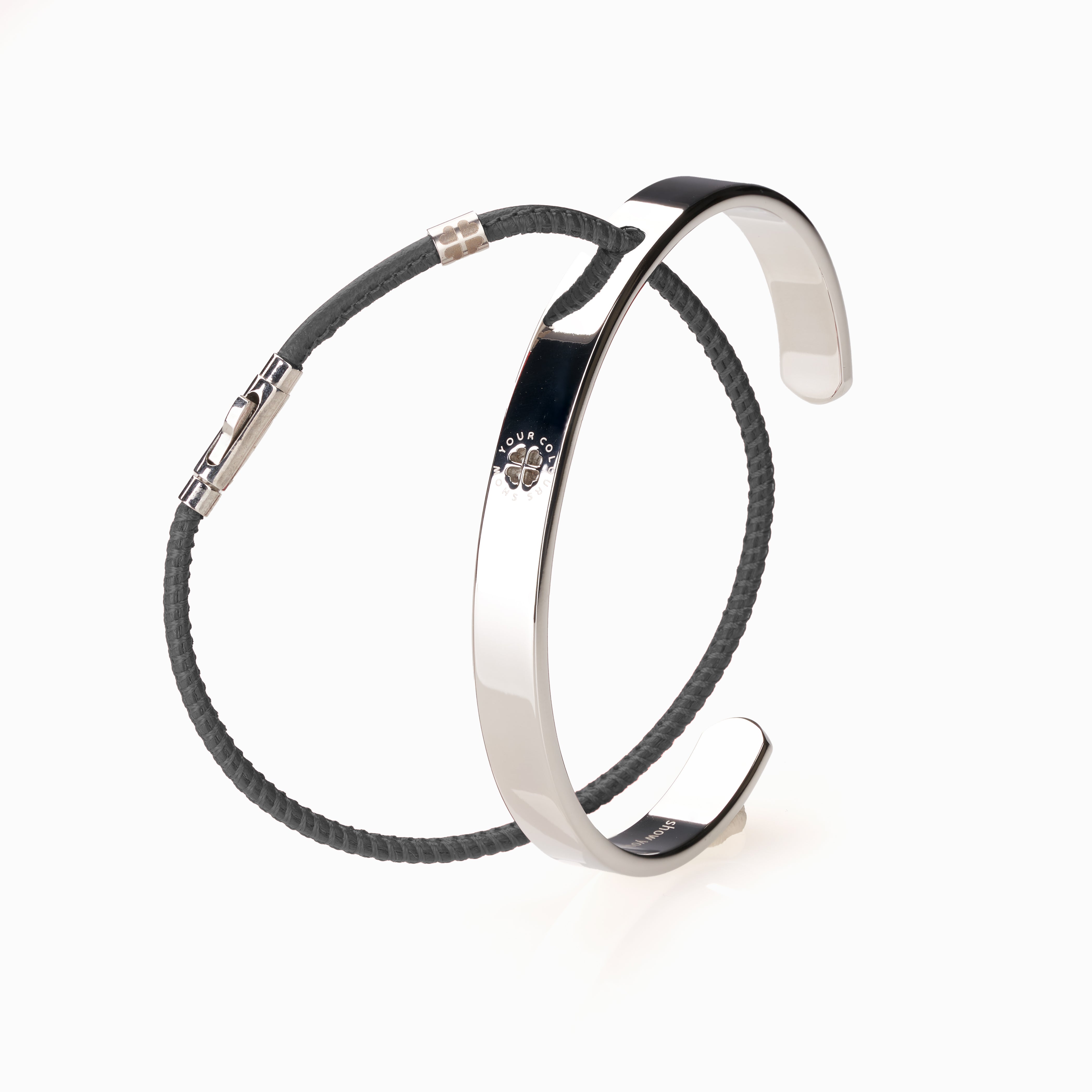 #farbe lederarmband_grau