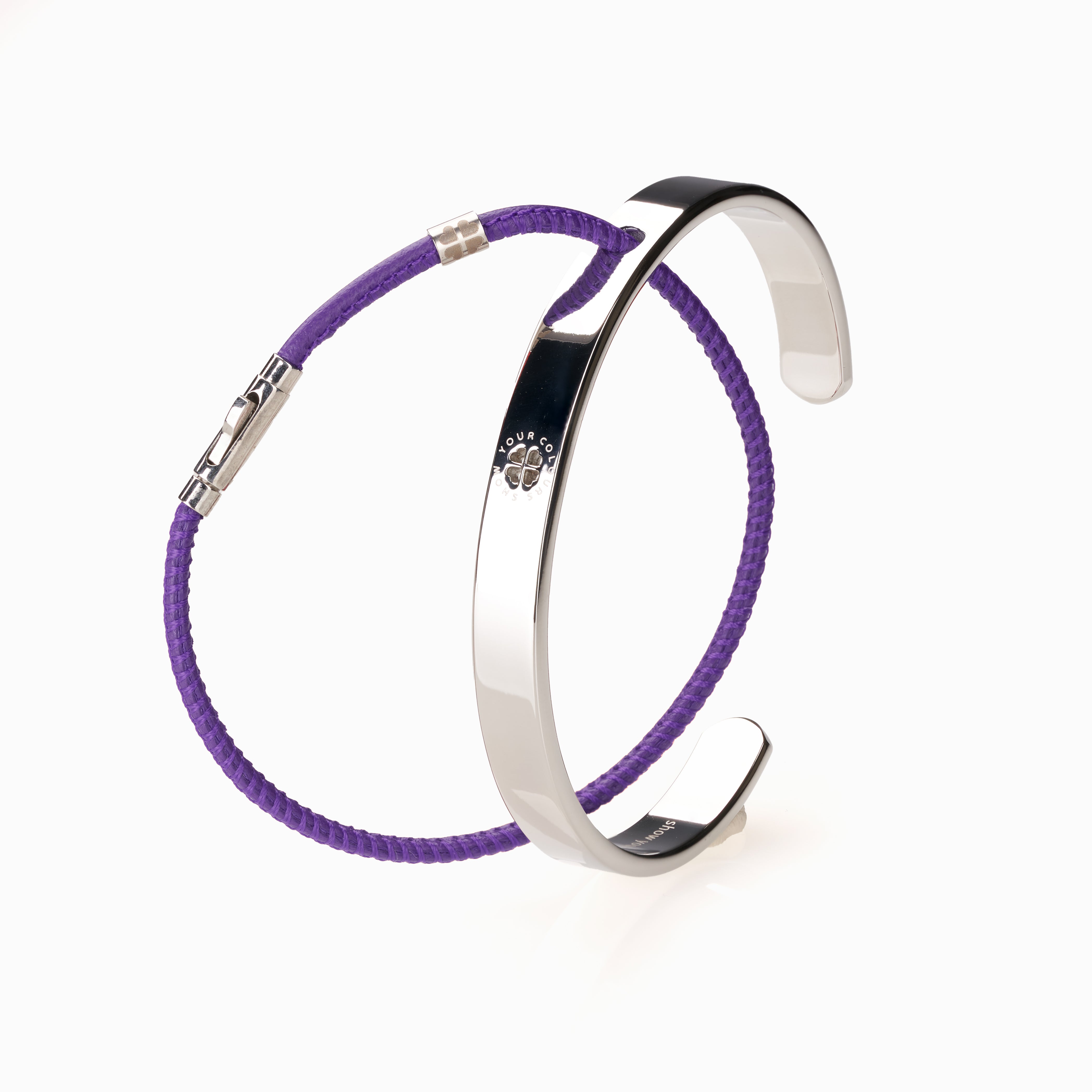 #farbe lederarmband_lila