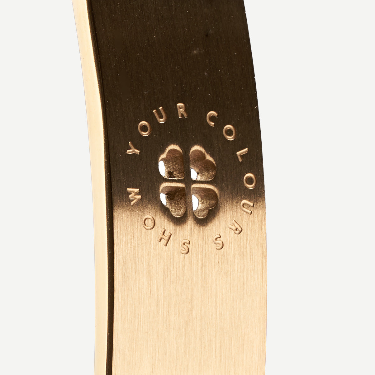 ONE VOICE Armband gold mattiert