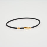 SYC Lederarmband mit goldenem Verschluss