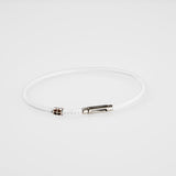 ShowYourColours leather bracelet silver