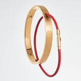 SYC Armreifen gold graviert