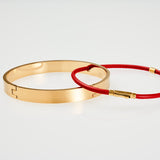 SYC Armreifen gold graviert