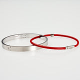 SYC Armreifen silber gelasert