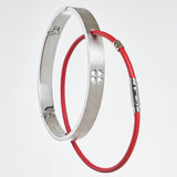 SYC Armreifen silber gelasert