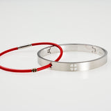 SYC Armreifen silber graviert