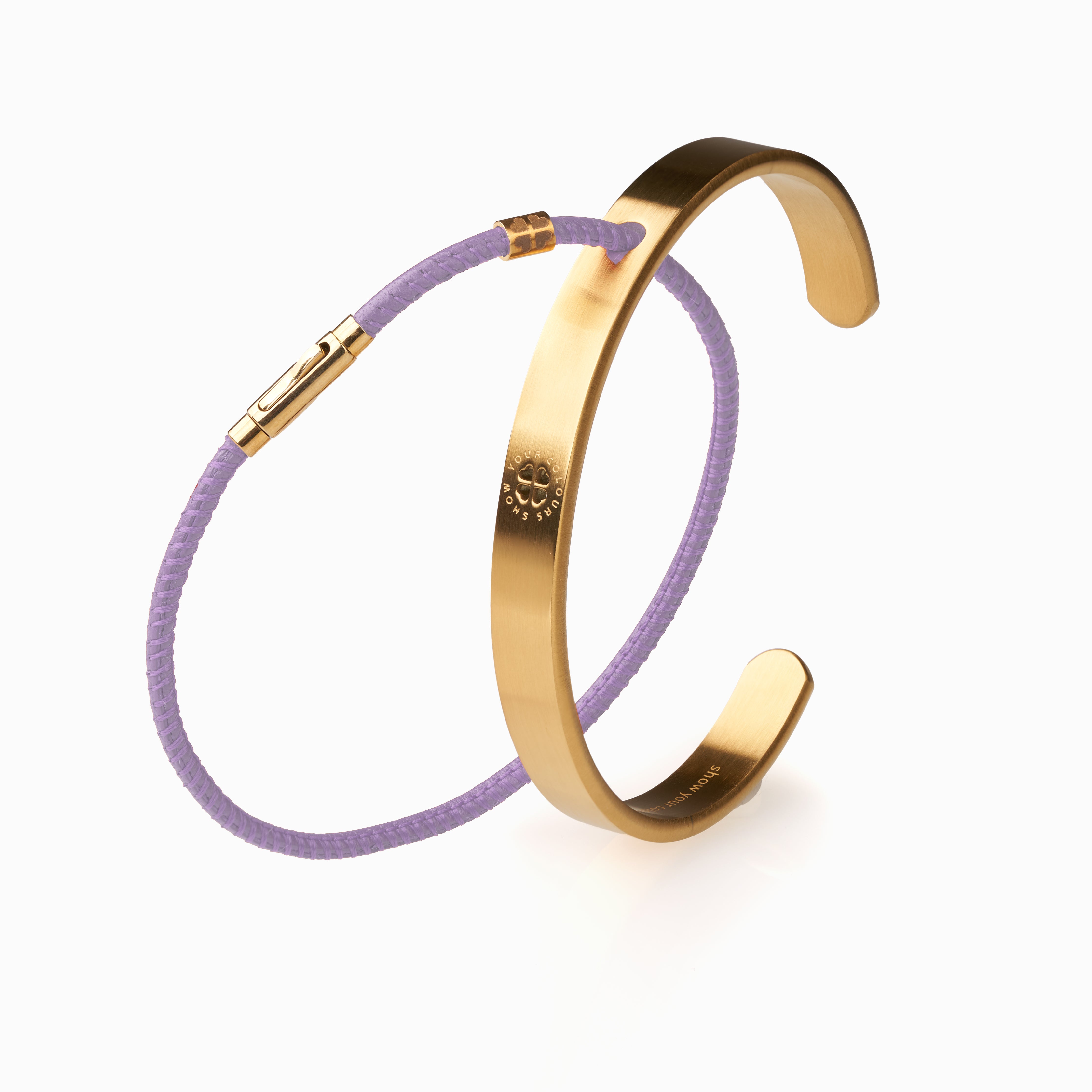 #farbe lederarmband_flieder