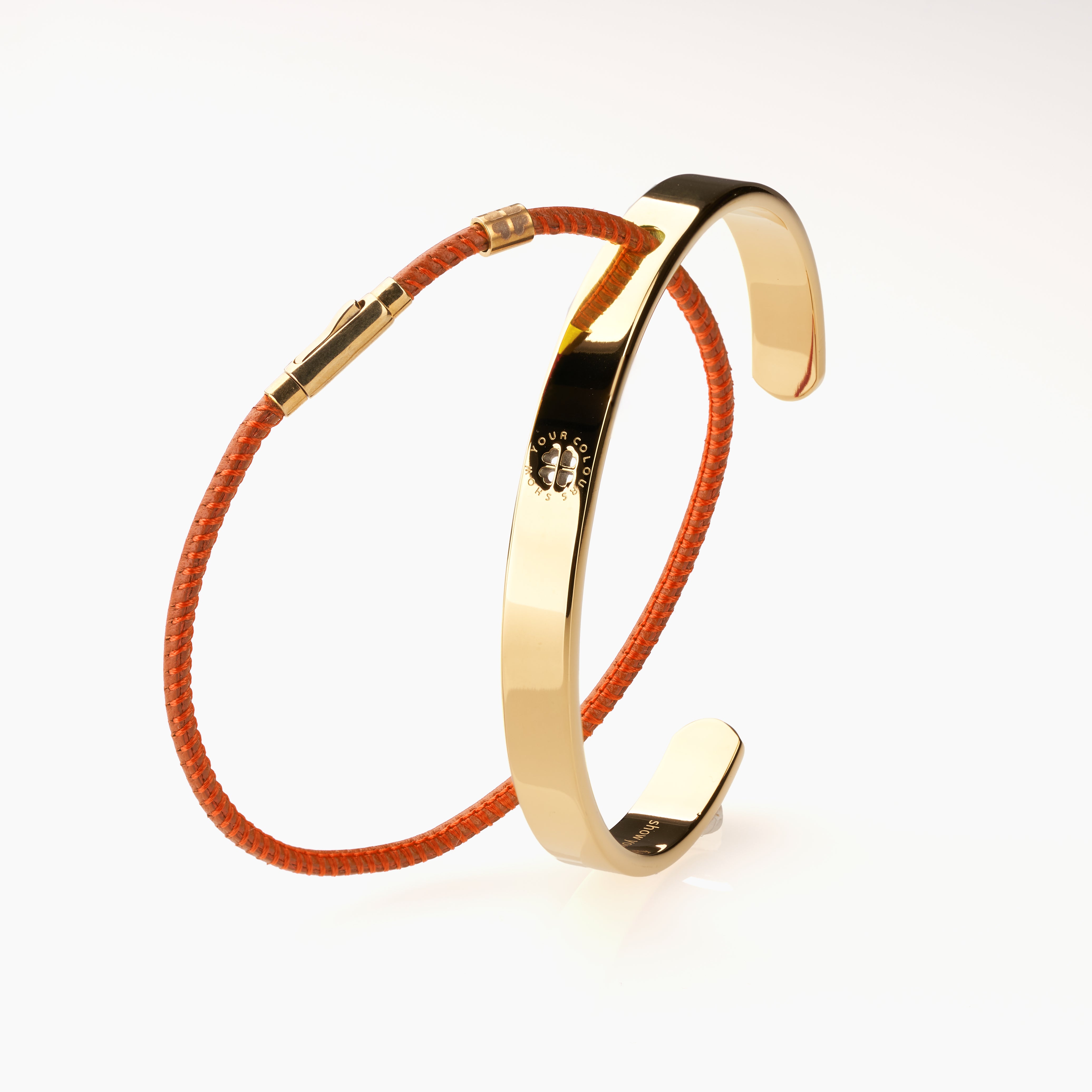 #farbe lederarmband_orange