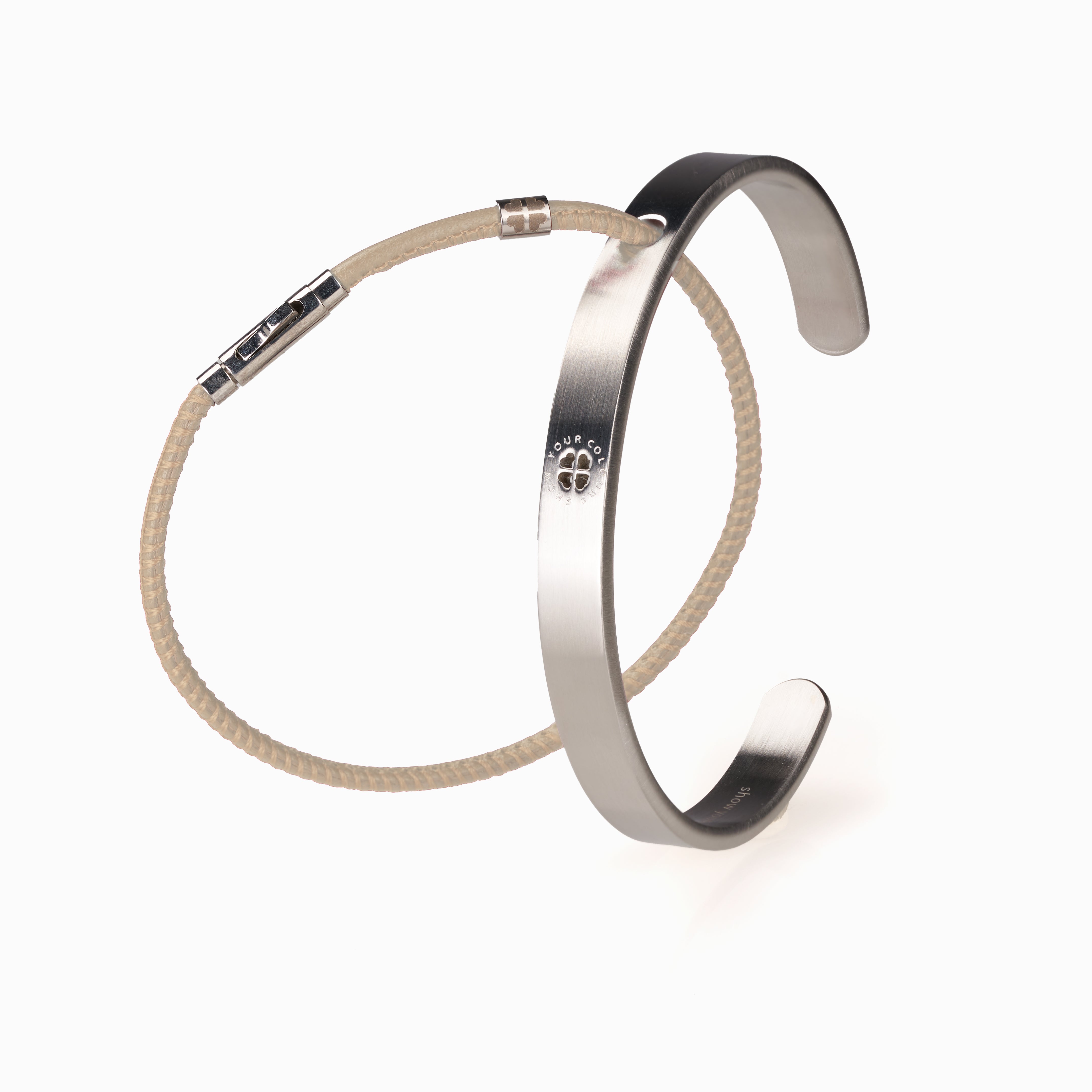 #farbe lederarmband_beige