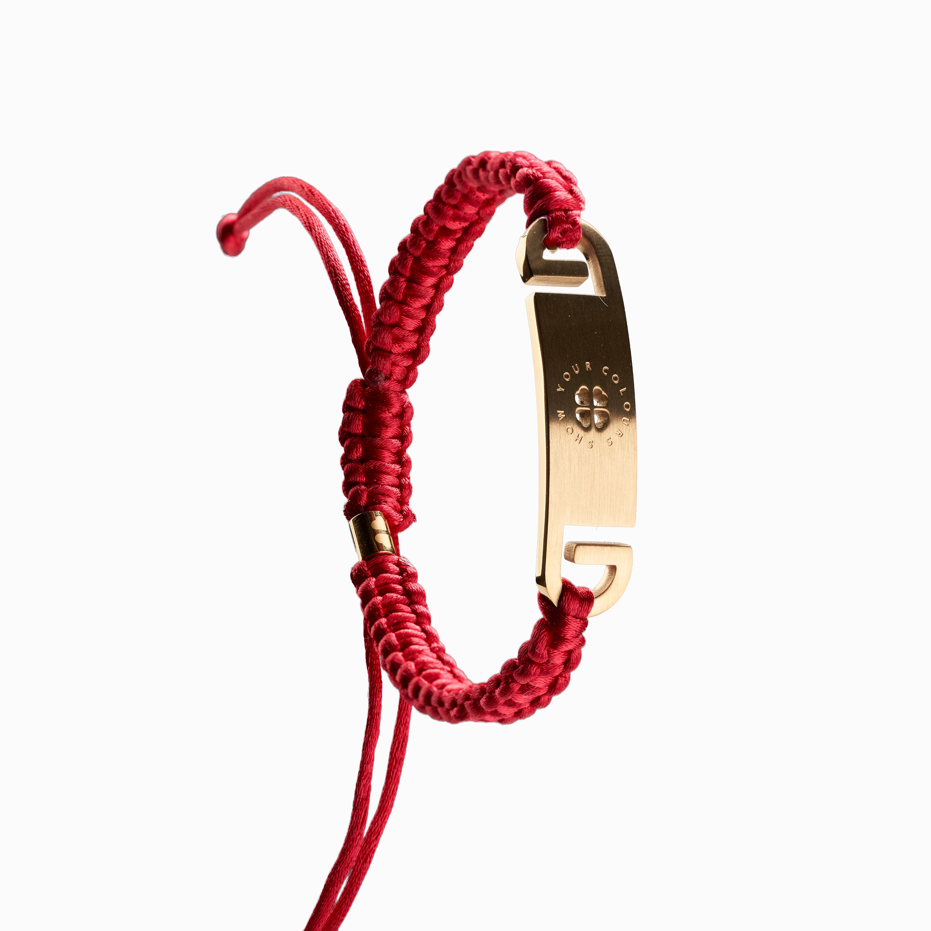 ONE VOICE Armband gold mattiert