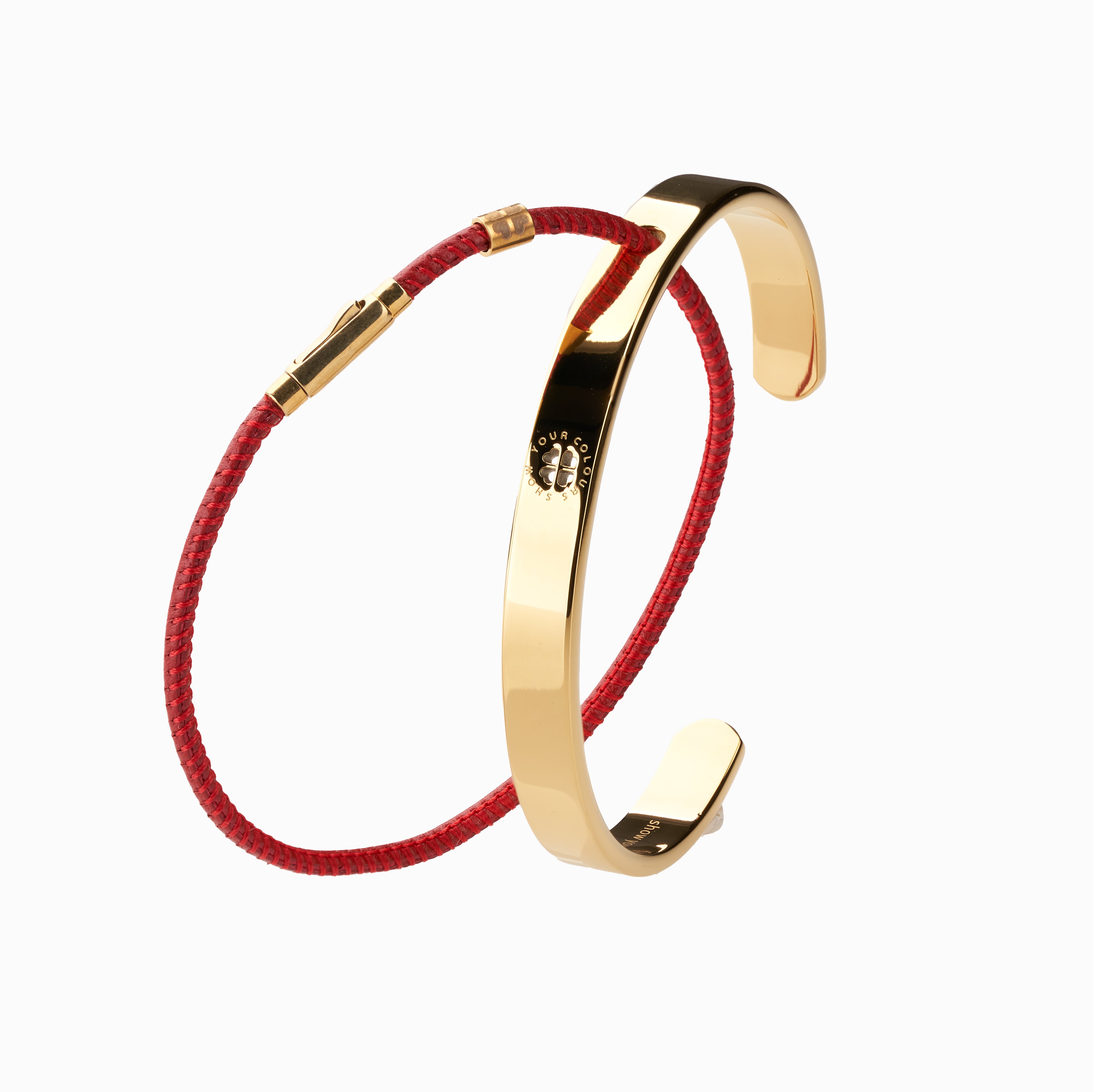 ONE HUMANITY Armreif gold poliert