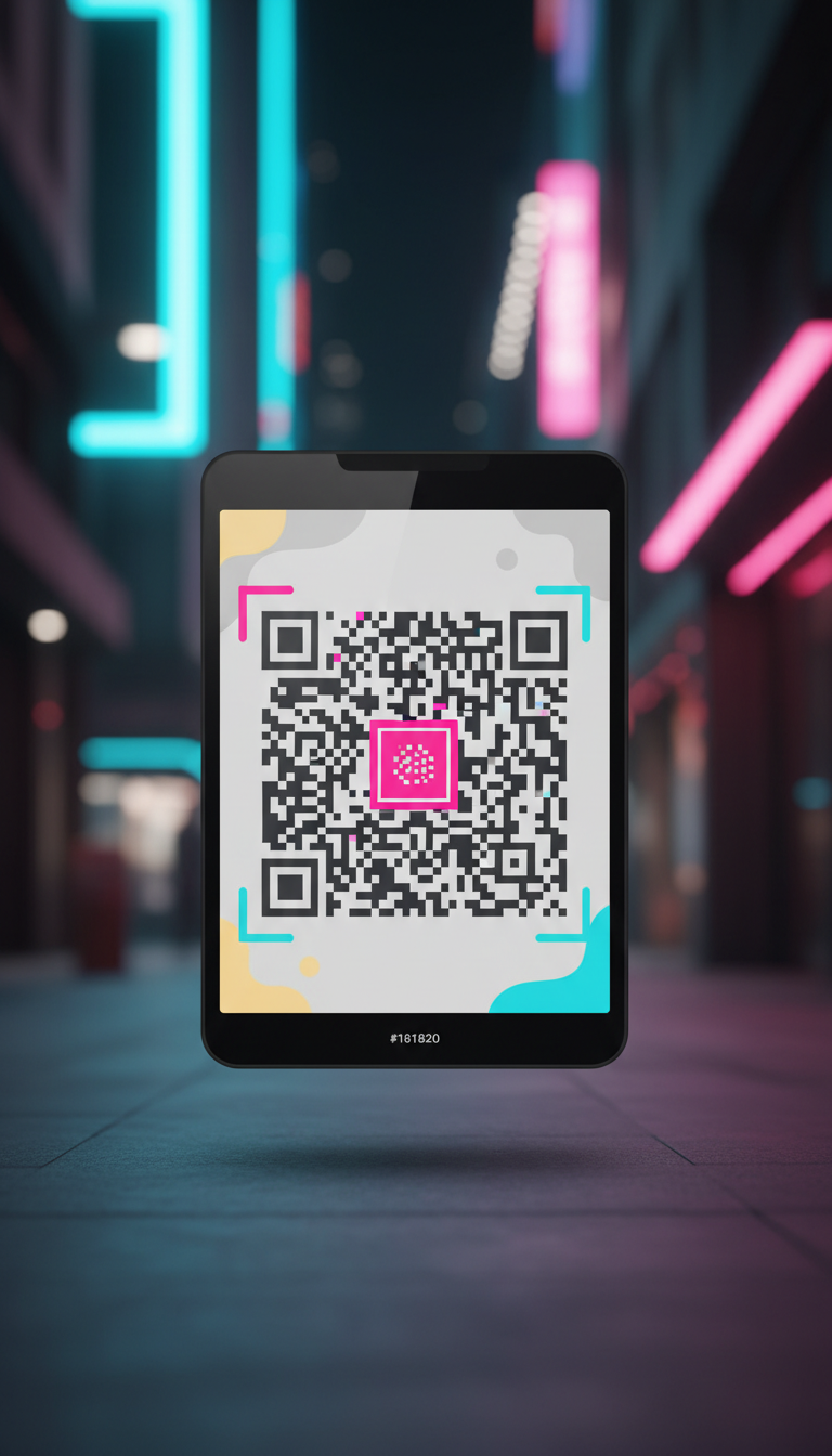 Personalisierter QR-Code für schnellen Einlass