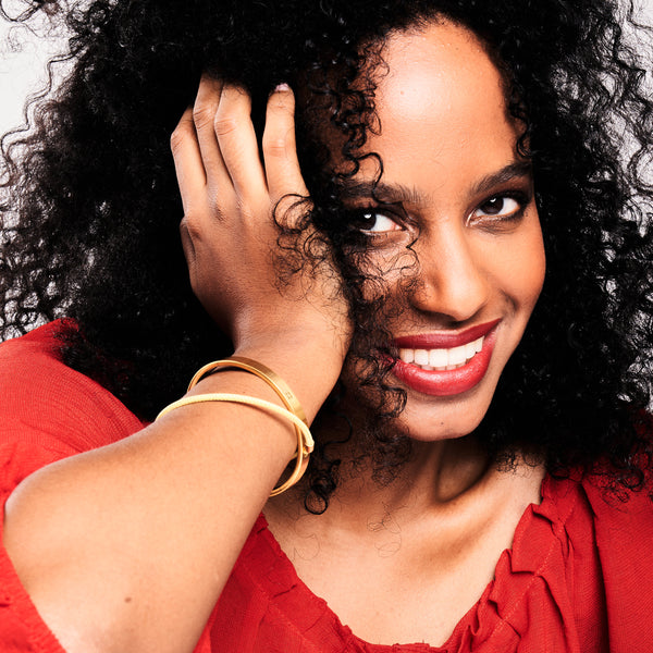 SYC Armspange gold mattiert