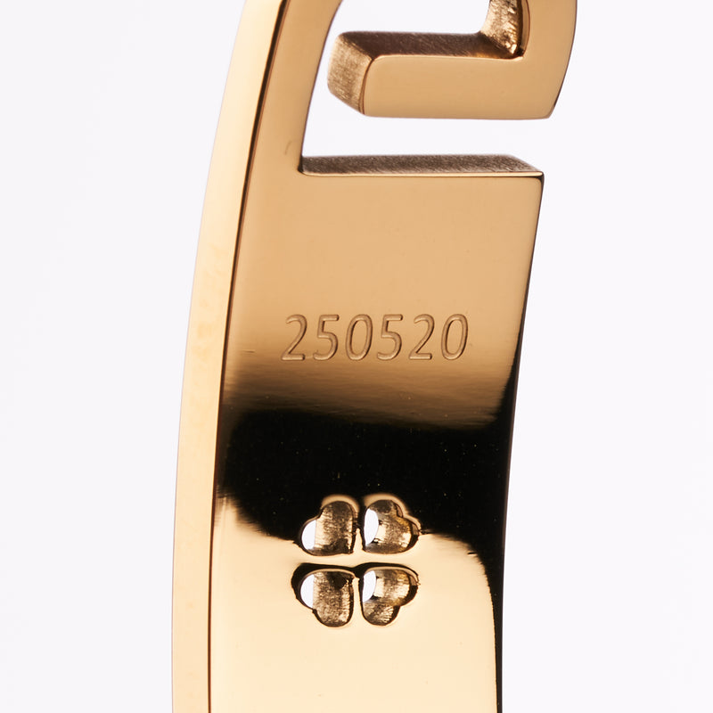 Armband mit SYC Medaillon gold poliert