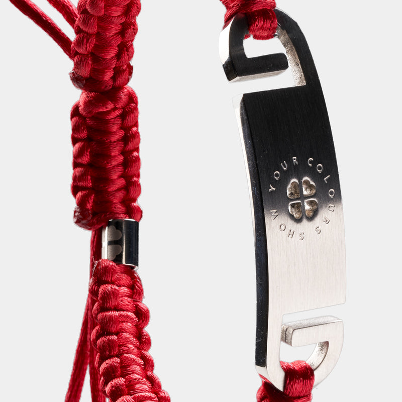 Armband mit SYC Medaillon silber mattiert