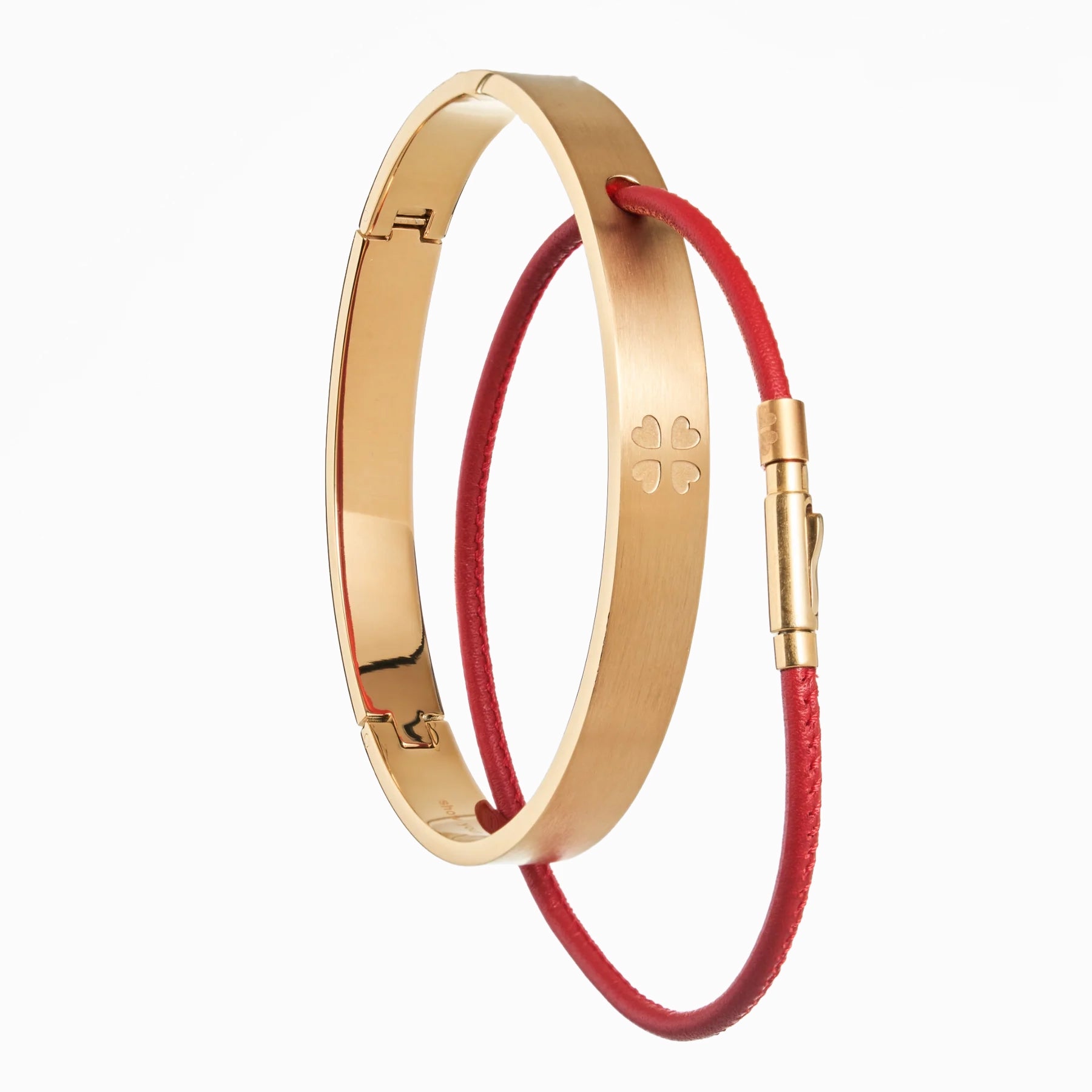 ONE WORLD Armreif gold graviert