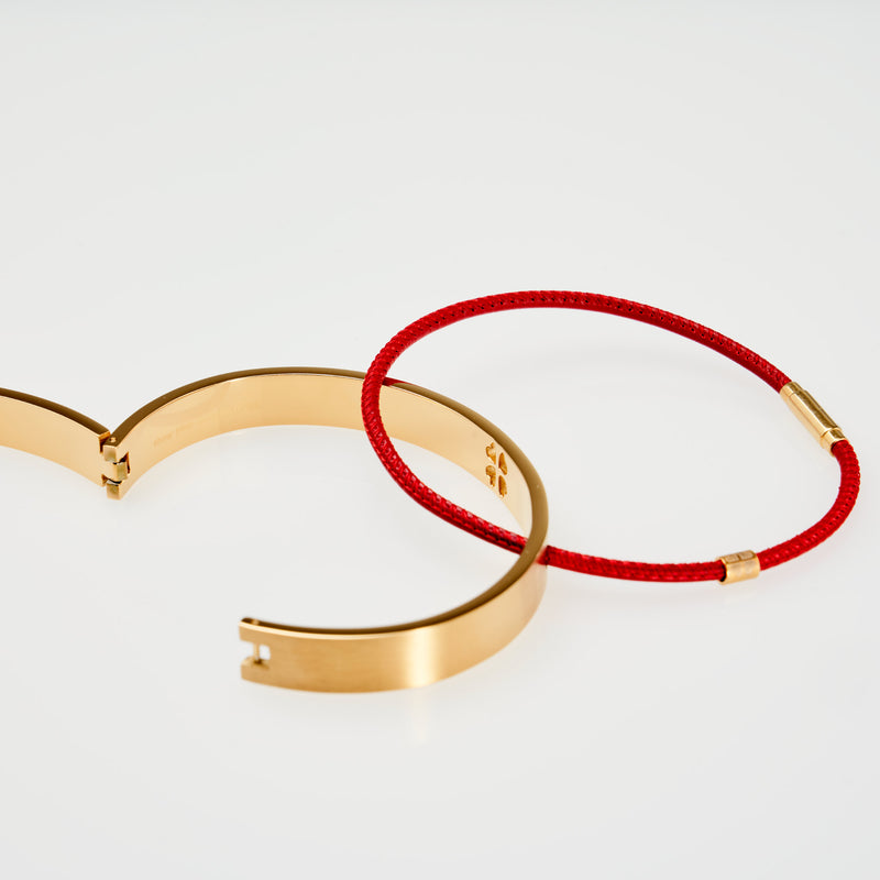 Bracelets dorés au laser ShowYourColours