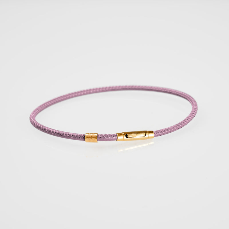 Pulsera de cuero ShowYourColours oro