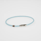 ShowYourColours leather bracelet silver