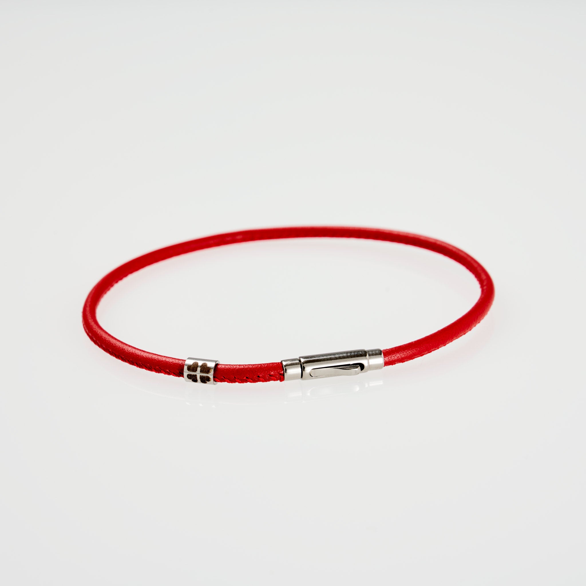 Bracelet cuir ShowYourColours argent