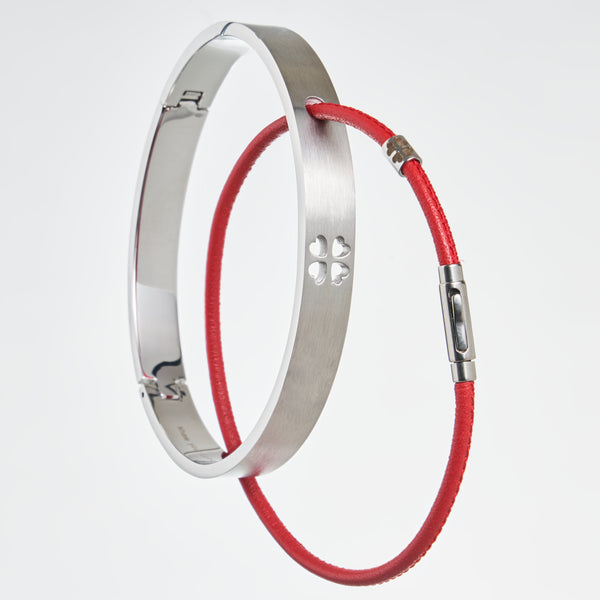 SYC Armreifen silber gelasert